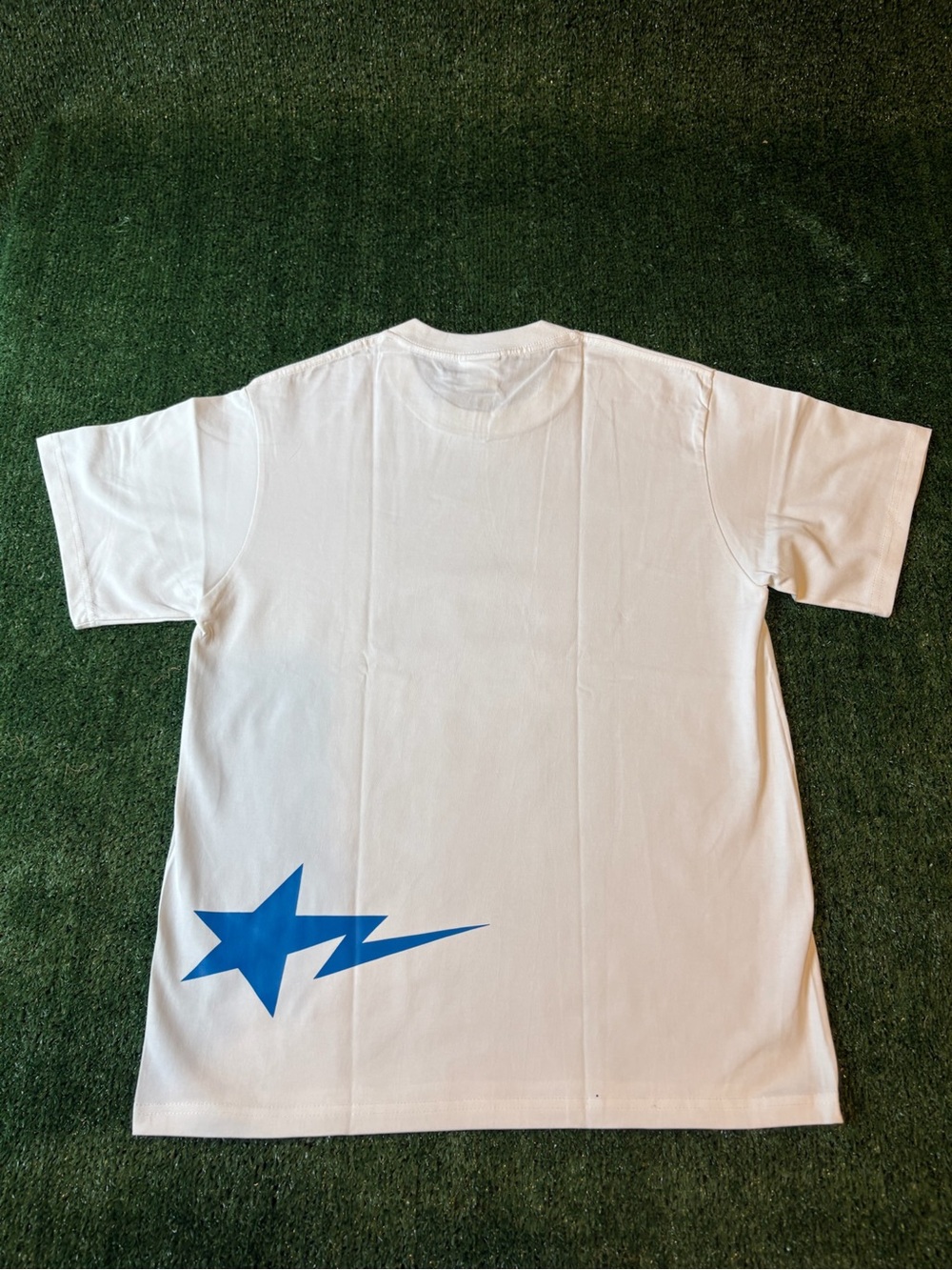 Bape White Short Sleeve Tee “World Gone Mad” - Picture 3 of 9